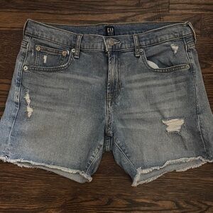 GAP Women's Distressed Denim Shorts - 5 inch inseam